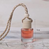 Diffuseur d'huiles essentielles pour voiture personnalisé de 8 ml, parfum d'ambiance, flacon de parfum, ornement, diffuseur d'air suspendu, pendentif