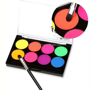 Fournitures de peinture corporelle MS Palette de peinture pour le <span class=keywords><strong>visage</strong></span> |   Peinture pour le <span class=keywords><strong>visage</strong></span> et le corps UV Glow |   <span class=keywords><strong>Maquillage</strong></span> pour festivals et soirées en gros - Product Image 4