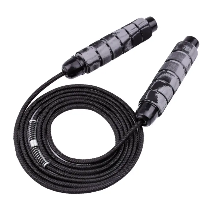 Gym Fitness Long Foam Handle Adjustable Speed Jump Rope Portable Skipping Jump Rope With Custom Logo