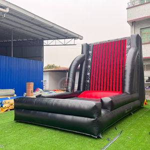 Mur d'escalade gonflable Velcro Wall rouge pour jeux sportifs d'extérieur - Product Image 2
