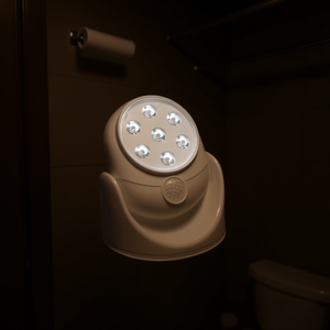 Luz Nocturna LED Inalámbrica con Sensor de Movimiento para Armario y Baño, Blanco Cálido 2700K, Diseño Redondo de Plástico - Product Image 2