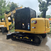 CAT 97% Nuevo 307E2 Excavadora usada 7T diesel Mini Track Hoe Retro Long Arm Digger Wiht Accesorios en Dubai