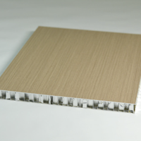 Panneau en nid d'abeille en aluminium léger PVDF 7 mm A4 28-20, largement utilisé dans les systèmes de bardage de façade de bâtiment et de plafond, matériau durable