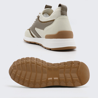 LANCI Fabricant OEM de chaussures sur mesure pour hommes, vente en gros de chaussures de créateur, baskets en cuir personnalisables, chaussures décontractées en daim et caoutchouc pour la marche