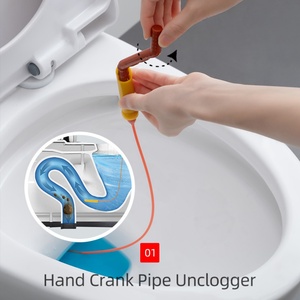 1PC Eco-Friendly Kitchen Sink Cleaning <b>Hook</b> 63cm Spring Pipe Hair Dredging Tool Anti-Clogging Remova for Bathroom Use - Product Image 3