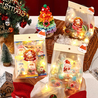 Sacs à bonbons créatifs de Noël, bonbons et guimauves pour cadeaux de fête de Noël, vente en gros d'usine