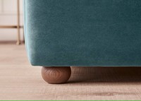 Lit King Size Vert Style Puff, Design Italien Moderne, Tissu Velours, avec Rangement, Ensemble de Lit Économique pour Chambre à Coucher, Lattes en Bois
