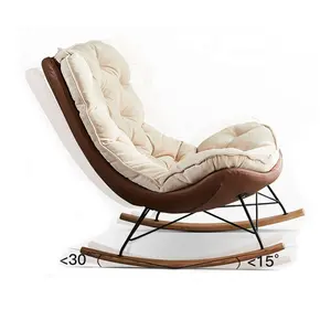 Новейшее массажное кресло-качалка для гостиной, оттоманка, технология расслабления, кресло-качалка из ткани, легкое кресло