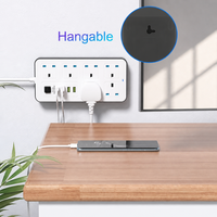 Multiprise domestique à interrupteur unique, 3 ports USB + 1 port TYPE-C, 4 ou 6 prises, spéciale Moyen-Orient, de type britannique
