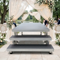 Plataforma de Escenario Pequeña de Aluminio con Escaleras