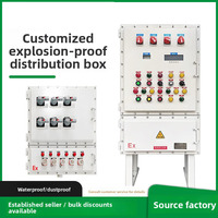 Panneau de commande antidéflagrant personnalisable IP65 380V, armoire électrique conforme à la norme ATEX pour les infrastructures en zone dangereuse