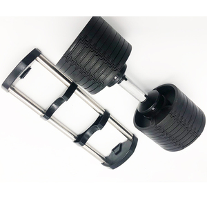 Mancuernas ajustables Brazo de gimnasio Mancuernas de peso libre ajustables para hombres y <span class=keywords><strong>mujeres</strong></span>-Entrenamiento de fuerza y fitness - Product Image 4