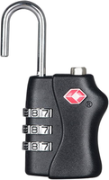 Cadenas de sécurité à combinaison à 3 chiffres approuvé par la TSA pour valise, sac à dos et bagages de voyage