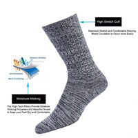 Calcetines personalizados de lana de alpaca, calcetines deportivos que absorben la humedad para hombres y mujeres