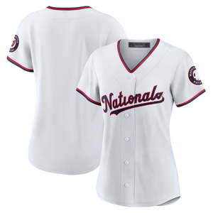 Pantaloncini da Baseball Bianchi Personalizzati da Donna Taglie Forti Washington Home Limited 2025 con Loghi Ricamati Traspiranti ad Asciugatura Rapida 100% - Product Image 2