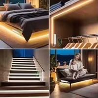 Bandes LED flexibles DC 24V 10mm 320 LED/m IP20 avec télécommande, ruban PCB flexible, CRI 90 élevé, dimmable pour usage résidentiel et vente en gros