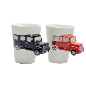 Tasse de jeu peinte à la main avec logo personnalisé Tasse à café de jeu en céramique 3D en blanc et noir parfaite pour les joueurs et les amateurs de café - Product Image 6