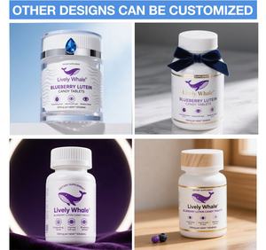 Suplemento de luteína de arándano de ballena animada OEM ODM fórmula personalizada cuidado de los ojos masticables - Product Image 6