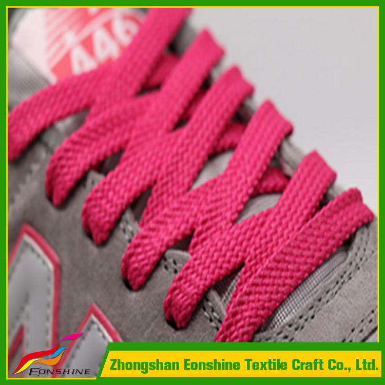 Pas cher Haute Qualité 48 Pouces Tresse Plate Lacets Lacets Multicolores