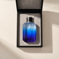 Prix d'usine, flacon de parfum en verre rectangulaire vide de haute qualité, rechargeable avec pompe à pression, avec boîte, 30 ml, 50 ml, 100 ml
