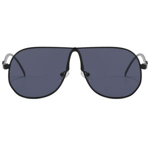 Lunettes de soleil Superhot Eyewear 48761 Fashion 2026, monture en métal d'inspiration vintage, verres dégradés, style aviateur à dessus plat - Product Image 2