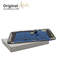 Suku cadang ponsel LCD untuk iPhone 11 Pro Max, suku cadang ponsel pengganti dengan kotak kemasan layanan