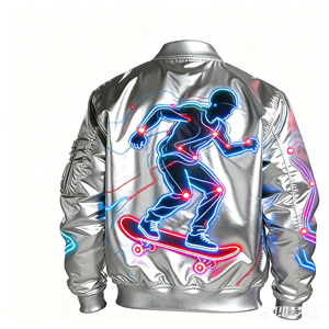 Chaqueta de Piloto con Estampado Bordado Personalizado al por Mayor Directo de Fábrica, Modelo 2026, Chaqueta de Invierno para Hombre, Impermeable, Ecológica y Cortavientos - Product Image 4