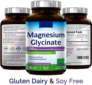 Le capsule di glicinato di magnesio OEM/ODM per adulti e adolescenti aumentano la salute del cervello Non per il prodotto di bellezza delle donne incinte - Product Image 2