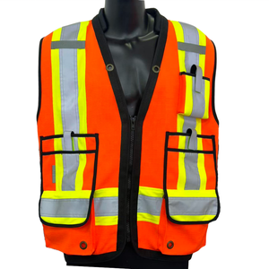 Gilet <span class=keywords><strong>di</strong></span> Sicurezza ad Alta Visibilità Riflettente per Lavoratori Edili e <span class=keywords><strong>di</strong></span> Sicurezza, Abbigliamento Protettivo per Addetti alle Pulizie e Operai Stradali - Product Image 1
