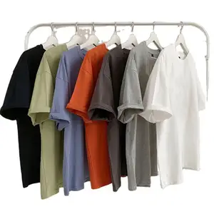 2023 Nieuwe Mode Zwaar Gewicht 100% Katoen Premium Design Logo T-Shirt Custom Zeefdruk Blank T-Shirt