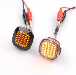 ไฟบังโคลนข้าง LED แบบไดนามิก2ชิ้นสำหรับ Skoda Fabia Octavia Mk1 Mk2 roomster A3ออดี้ NH3อย่างรวดเร็ว A4สัญญาณเลี้ยว A8 <span class=keywords><strong>B5</strong></span> - Product Image 3