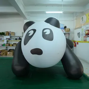 Factory prijs custom opblaasbare panda model giant model ballon te koop