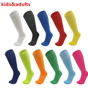 Baseball Hockey Kids Adults Long Compression Football Socks Sports Rugby Stockings Over Knee Sports Men Soccer Socks