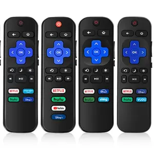 Remplacement de la télécommande universelle TV en gros d'usine pour tous les téléviseurs Roku TCL Hisense Sharp Smart Remote Controller