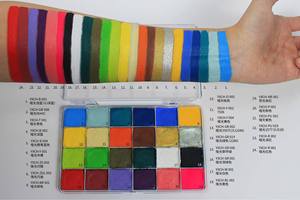 Maquillaje Impermeable de Larga Duración, Resistente a Manchas, Transferencias y Besos, para Natación, Playa, Verano y Actividades al Aire Libre, Pintura para Rostro y Cuerpo - Product Image 2