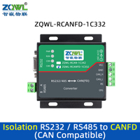 Module convertisseur industriel RS485/RS232/422 CAN FD ZQWL RCANFD, conversion de protocole Modbus RTU CAN, protection contre les surtensions ESD 6-36V DC