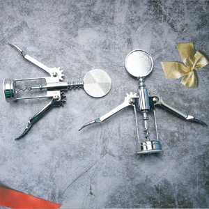 Silver Wine Stopper Set With Corkscrew And Bottle Opener Multi Function Wine Utensils For Wine Bottle Sealing And Opening - Product Image 2