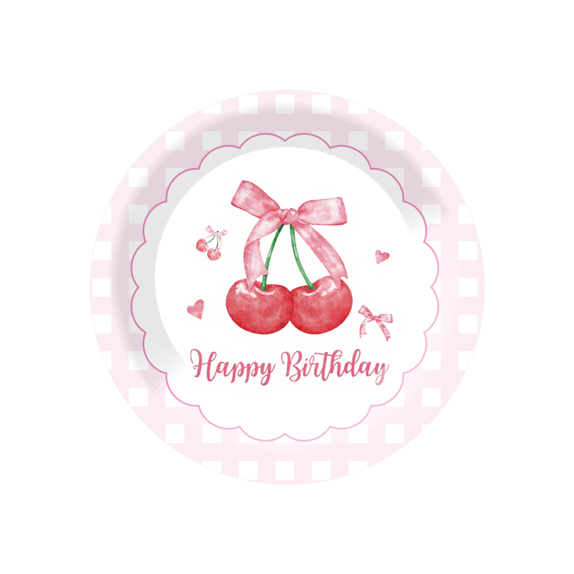 Assiette en carton de 23 cm * 8 unités