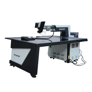 500w Aluminum Stainless Steel Channel Letter Portable Yag Metal Laser Welding Machine With High Precision Table And Welding Gun