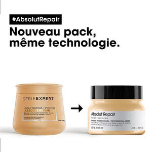 Après-shampoing à la kératine et au collagène, traitement lissant nourrissant à la protéine, lissage des cheveux, brillance, adoucissement, réparation absolue pour cheveux secs - Product Image 2