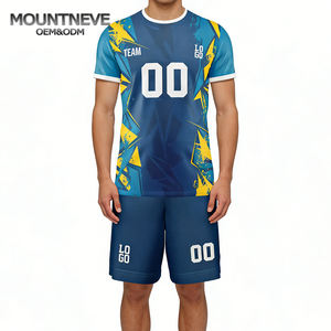 Maglia da Calcio Personalizzata Sportiva, Stampa Geometrica, Set da Calcio a Sublimazione, Asciugatura Rapida, Uniforme da <span class=keywords><strong>Pallavolo</strong></span> OEM ODM per Squadre - Product Image 1