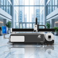 Machine de découpe laser à fibre industrielle pour métaux 1500W 2000W 3000W 6000W, modèles 3015 4020 6025, intégrée pour la découpe de plaques et de tubes