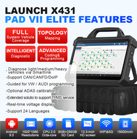 Herramienta de Diagnóstico Automotriz Launch X-431 PAD VII PAD 7 Elite 2025, Compatible con Codificación en Línea, Programación y Calibración ADAS, Obtén la Versión Gratuita