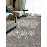 Tapis de sol pour hôtel, tons neutres chauds, résistants à l'humidité, pour les chambres standard et exécutives d'hôtel