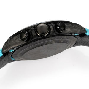 Montre pour jeunes de couleur bleu noir, en fibre de carbone, multifonctionnelle, avec date automatique, ultra légère, pour le tennis, le badminton et le basketball - Product Image 4