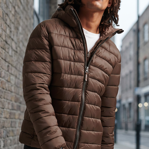 Invierno 2025 nuevo cálido de fábrica al por mayor chaqueta acolchada para hombre abrigo de burbujas personalizado ropa de invierno para hombre chaquetas acolchadas a prueba de viento - Product Image 2