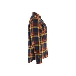 BLAKLADER - 321811685986S Chemise en flanelle pour femme Rouge/Marine foncé-EAN 7330509907689 WORK SHIRTS - Product Image 5