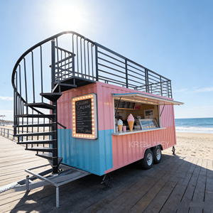 Cuisine mobile préfabriquée moderne en conteneur maritime en acier, respirante et personnalisable, pour boulangerie, bureau, bâtiment, salon, salle à manger - Product Image 3