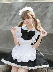 <span class=keywords><strong>Disfraz</strong></span> de Mucama Lolita Negra, <span class=keywords><strong>Disfraz</strong></span> de <span class=keywords><strong>Conejita</strong></span> para Camarera, Fiesta, Escenario - Product Image 2