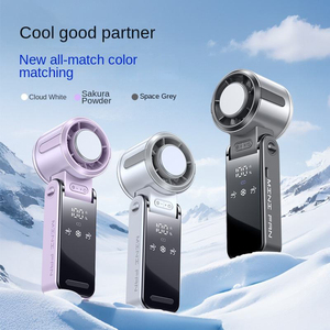 Ventilador Portátil de Mano Recargable con Batería de 5W DC5V, Diseño sin Aspas para Uso Doméstico, Viajes al Aire Libre, Camping y Oficina - Product Image 1